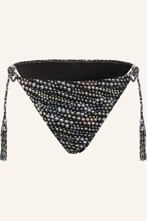 Vilebrequin Trojúhelníkové Bikinové Kalhotky Pearl Luxury černá šedá světle zelená