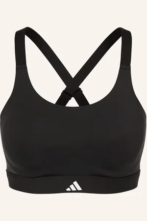 adidas Sportovní Podprsenka Tlrd Impact Luxe Se Síťovinou černá