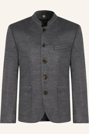 Hammerschmid Kazajka Valentin Slim Fit tmavě šedá