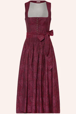 Gottseidank Dirndl Monika tmavě červená fuchsiová