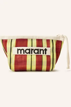Isabel Marant Pouzdro Powden tmavě červená žlutá černá