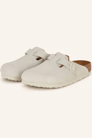 Birkenstock Pantofle Boston bílá