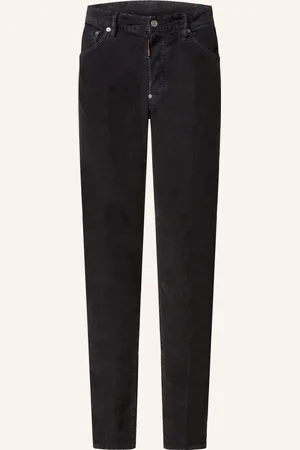 Dsquared2 Manšestrové Kalhoty Extra Slim Fit černá