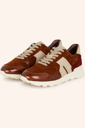 Högl Sneakersy hnědá tmavě červená světle šedá