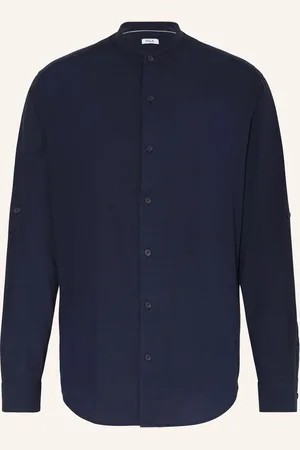 PAUL Košile Slim Fit Se Stojáčkem tmavě modrá