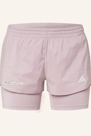 adidas Běžecké Šortky 2 V 1 Ultimate světle fialová