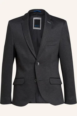G.O.L. Žerzejové Sako Super Slim Fit tmavě šedá