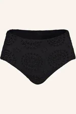Seafolly High Waist Bikinové Kalhotky Lulu černá