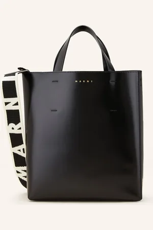 Marni Shopper Kabelka Museo Soft Small černá
