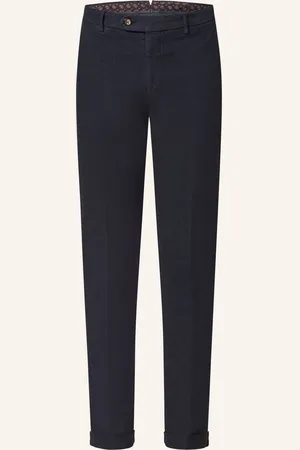 Berwich Chino Kalhoty Extra Slim Fit tmavě modrá