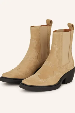 Copenhagen Shoes Chelsea Boty cph232 světle hnědá