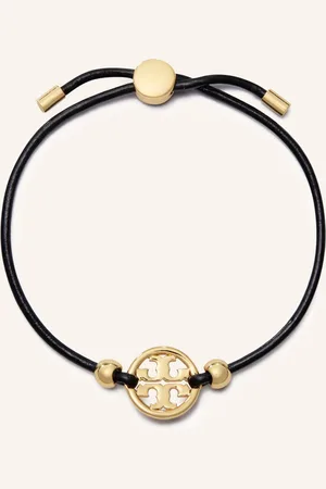 Tory Burch Náramek Silder černá zlatá