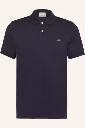 GANT Polokošile Z Piké Regular Fit tmavě modrá