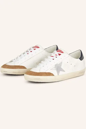 Golden Goose Sneakersy Super-Star bílá hnědá stříbrná