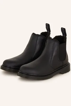 Dr. Martens Chelsea-Boots 2976 Leonore S Umělou Kožešinou černá