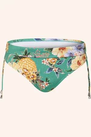 Lidea Basic Bikinové Kalhotky Pineapple Sea zelená žlutá tmavě modrá