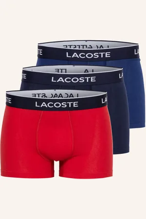 Lacoste Boxerky, 3 Kusy V Balení tmavě modrá modrá červená