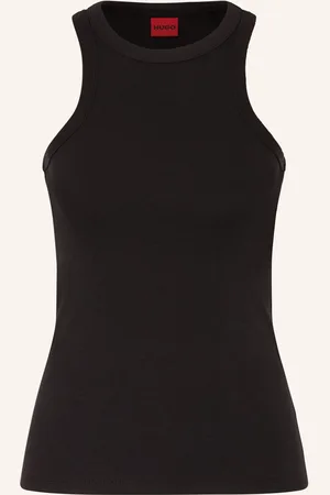 HUGO BOSS Top The Plain Tank černá
