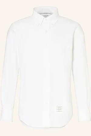 Thom Browne Košile Oxford Straight Fit bílá
