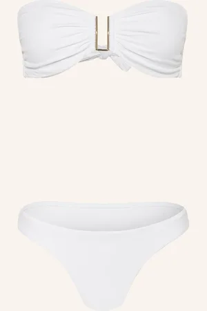 Melissa Odabash Bandeau Bikiny Barcelona bílá