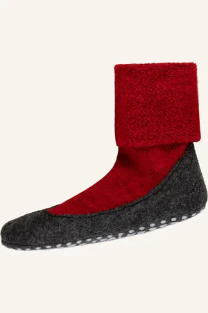 Falke Protiskluzové Ponožky Cosyshoe Z Merino Vlny