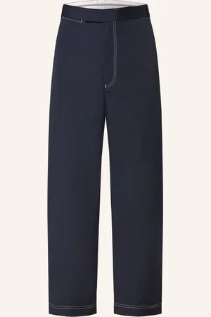 Thom Browne Kalhoty Regular Fit tmavě modrá