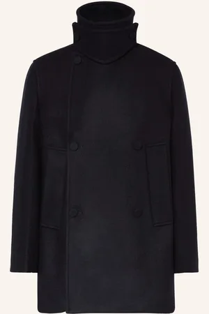 Jil Sander Caban Kabát tmavě modrá