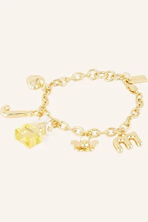 Marc Jacobs Náramek Daisy Charm zlatá