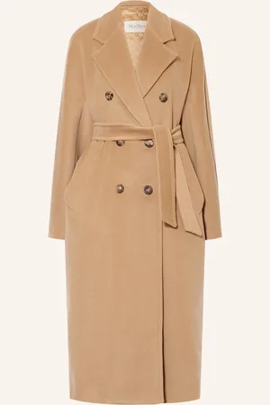Max Mara Vlněný Kabát Madame velbloudí