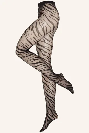 Wolford Jemné Punčocháče Tiger