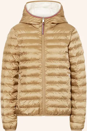Tommy Hilfiger Oboustranná Prošívaná Bunda hnědá