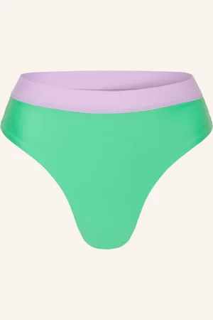 Goldbergh High Waist Bikinové Kalhotky Sea světle zelená světle fialová