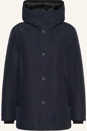 Woolrich Péřová Parka tmavě modrá