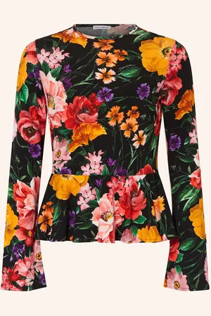 Dolce & Gabbana Tričko S Dlouhým Rukávem černá červená zelená