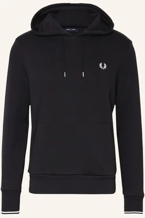 Fred Perry Mikina S Kapucí m2643 černá