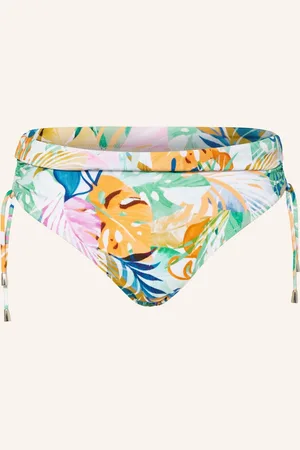 Lidea Basic Bikinové Kalhotky Midsummer Sentiment bílá modrá zelená