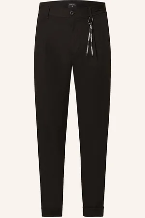Strellson Chino Kalhoty Louis Relaxed Fit černá