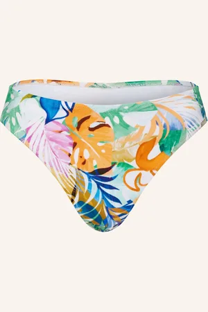 Lidea Basic Bikinové Kalhotky Midsummer Sentiment bílá modrá zelená