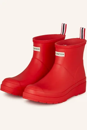 Hunter Holínky Play Boot Short červená