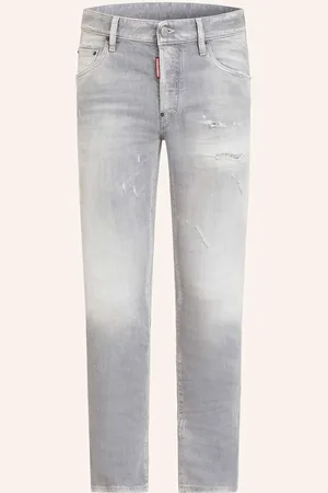 Dsquared2 Džíny Skater Slim Fit světle šedá