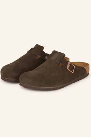 Birkenstock Pantofle Boston tmavě hnědá