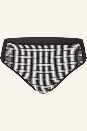 Lidea High Waist Bikinové Kalhotky Monochrome Flow bílá černá