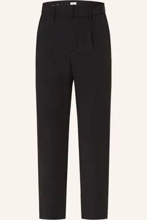 PAUL Chino Kalhoty Cropped Tapered Fit černá