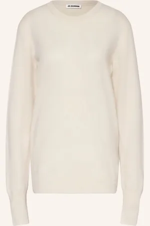 Jil Sander Kašmírový Svetr krémová