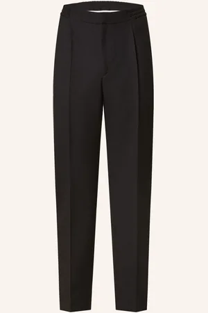 OFFICINE GENERALE Oblekové Kalhoty Drew Extra Slim Fit černá