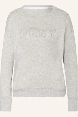 DKNY Pyžamové Tričko Core Essentials světle šedá