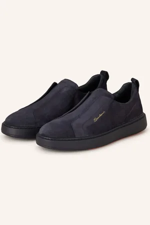 santoni Slip-On Sneakersy Victory tmavě modrá