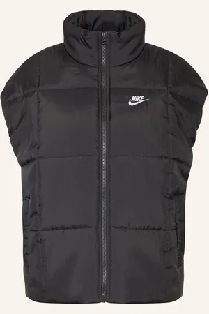 Nike Prošívaná Vesta Sportswear Therma Fit Classic černá bílá