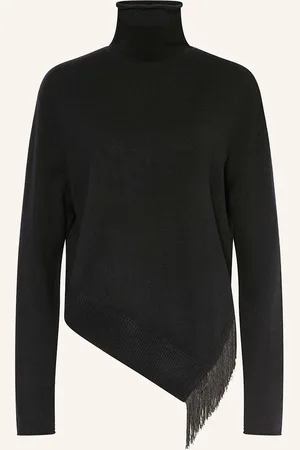 Dorothee Schumacher Svetr S Rolákem Fringe Statement S Kašmírem černá