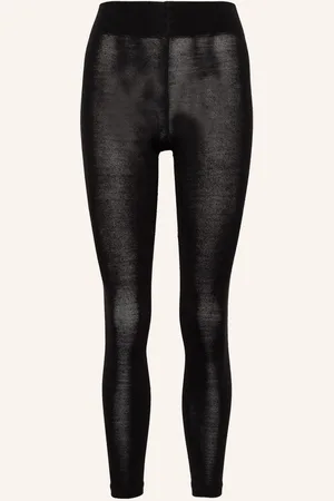 Falke Legíny Softmerino S Příměsí Merino Vlny černá